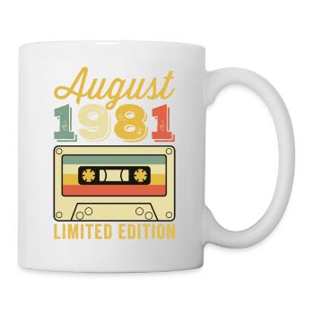 august 1981 - Tasse - Weiß - Rechts