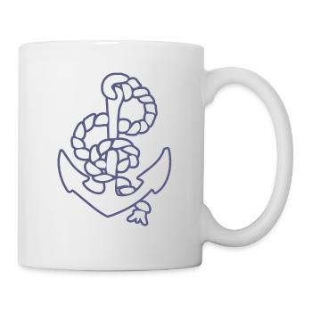Anchor Sea Seafaring Coast - Mug - white - Right