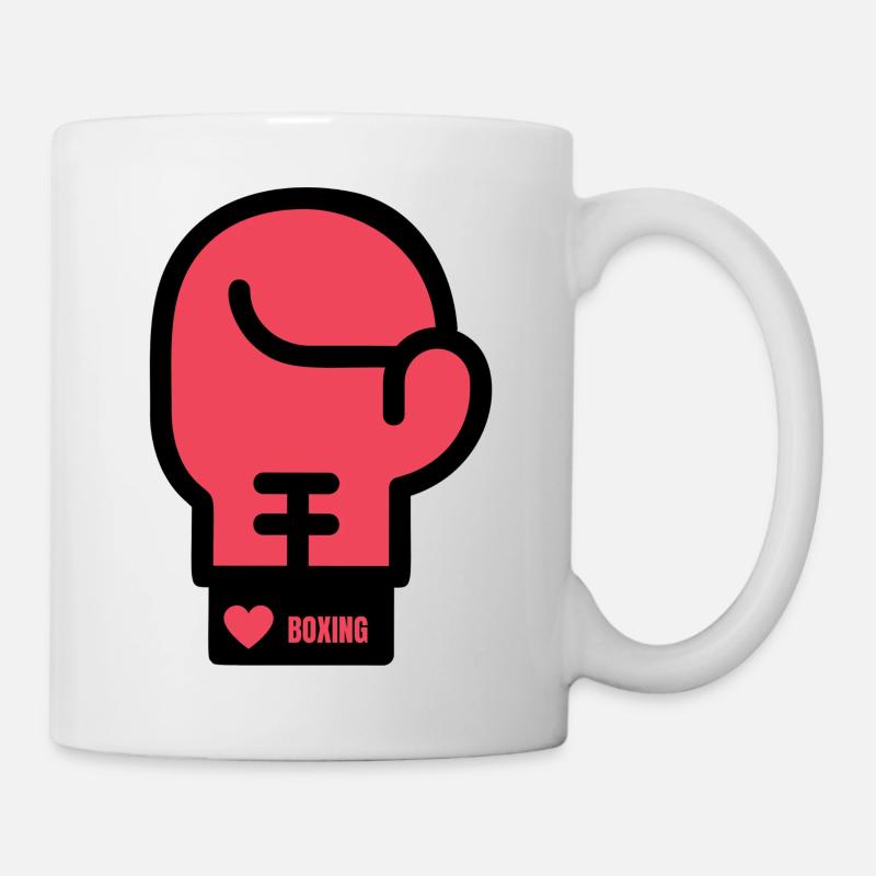LOVE BOXING - Tasse - Weiß