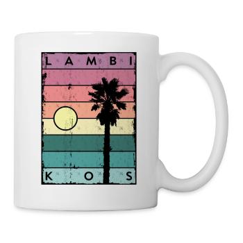 Lambi Horizont and Palme Kos - Mug - white - Right