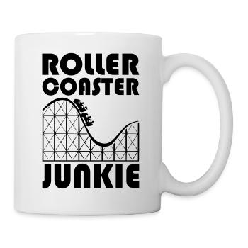 Roller Coaster Junkie - Tasse - Weiß - Rechts