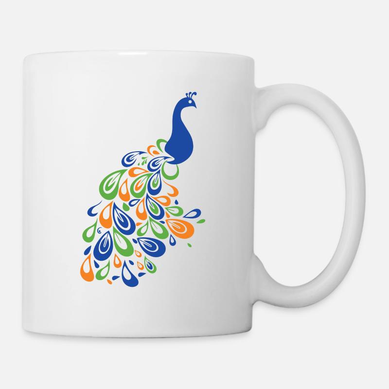 Peacock - Mug - white