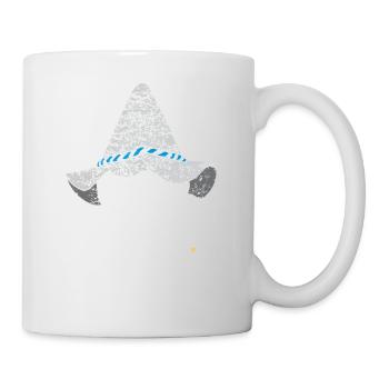 Servus Bayern Bayrisch Totenkopf - Tasse - Weiß - Rechts
