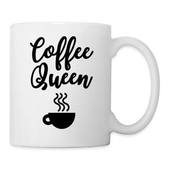 Coffee Queen Kaffeeliebhaber - Tasse - Weiß - Rechts