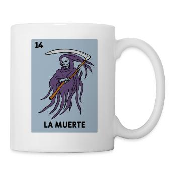 La Muerte Lottery Gift - Mexican Lottery La Muerte - Tasse - Weiß - Rechts