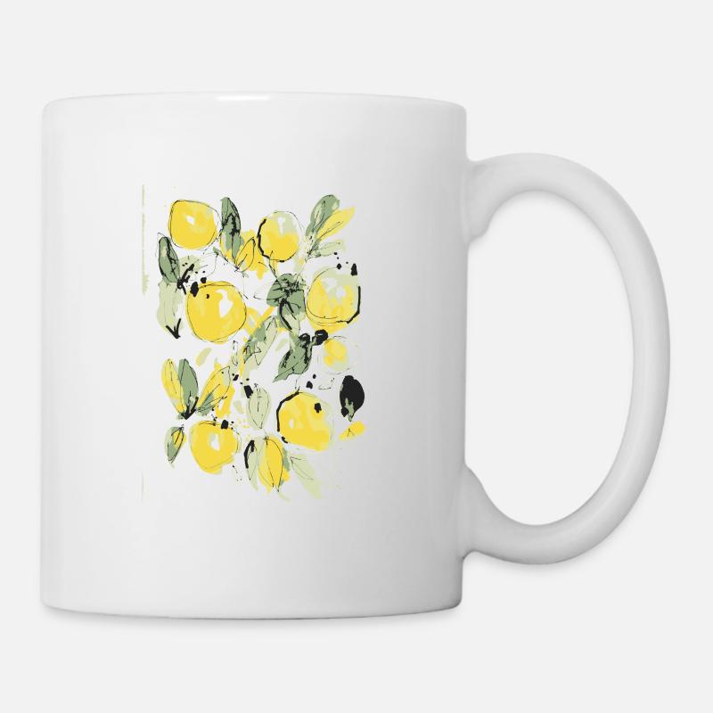 Fruits mirabelles - Mug blanc - blanc