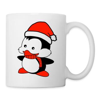 penguin loves Christmas - Mug - white - Right