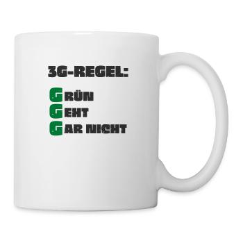 Politik Freiheit Grüne Sozialismus wählen lustig - Tasse - Weiß - Rechts