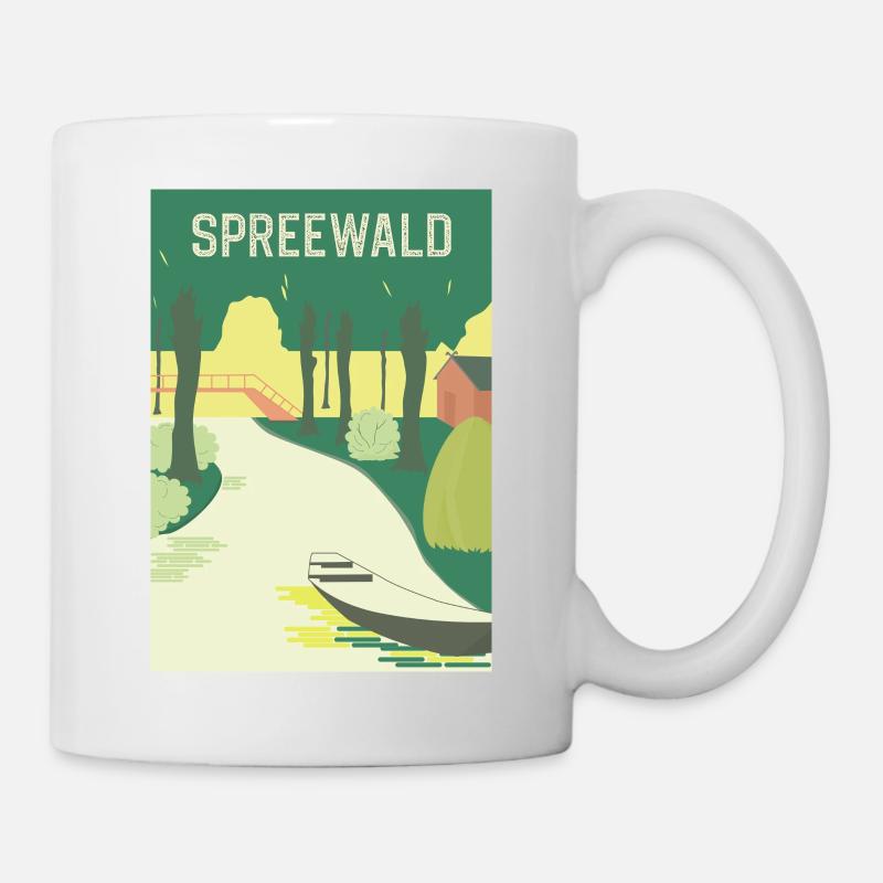 Spreewald Vintage - Tasse - Weiß