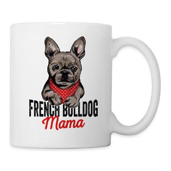 French Bulldog Mama Frenchie Mistress Idée Cadeau - Mug blanc - blanc - Droite