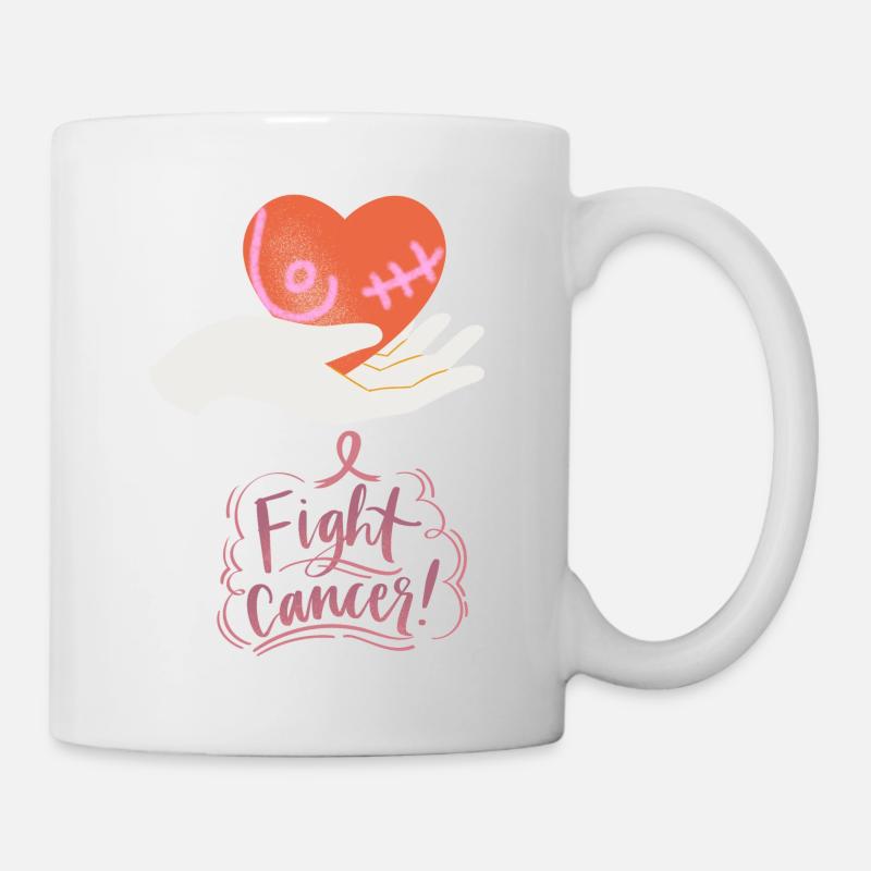 Lutte contre le cancer - Mug blanc - blanc