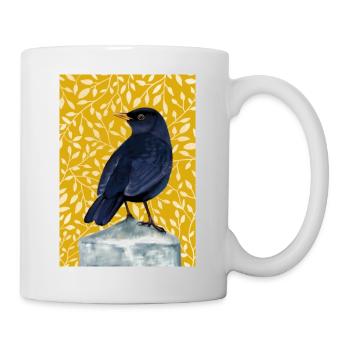 Blackbird Happiness - Mug - white - Right