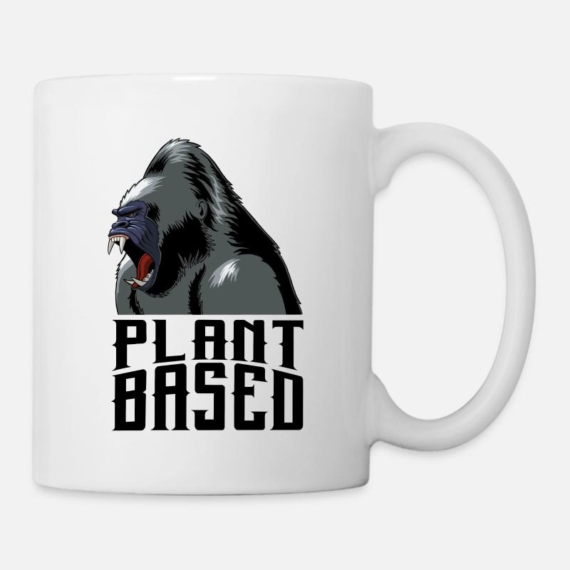Plant based gorilla - Mug - white