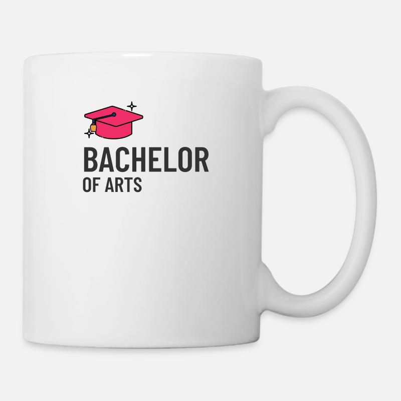 Bachelor of Arts hochschule student uni master - Mug - white