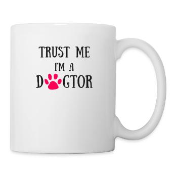 Dogtor hunde süß flauschig tierarzt humor lustig - Tasse - Weiß - Rechts