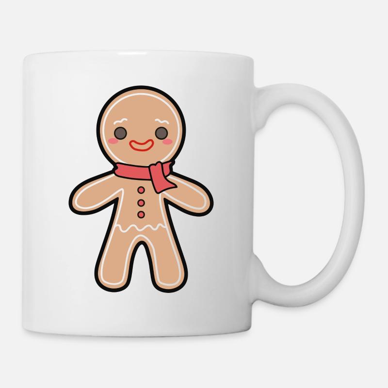 Gingerbread man - Mug - white