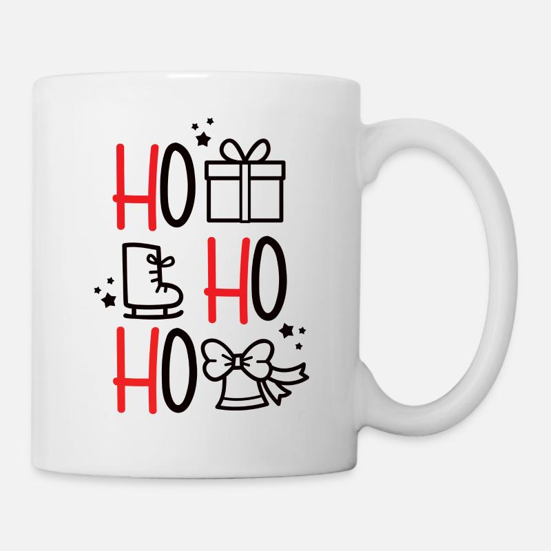 ho ho ho - Mug blanc - blanc