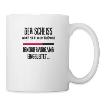 Kritik genervt humor ironie geschenk witzig - Tasse - Weiß - Rechts