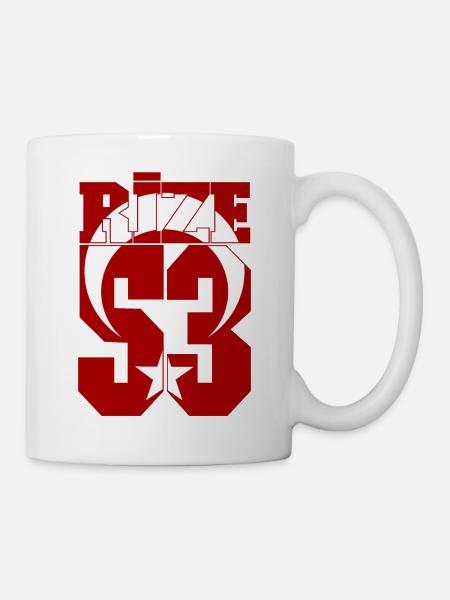 Rize 53 Türkei Flagge - Tasse - Weiß