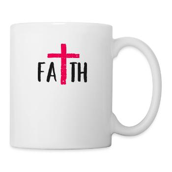 jesus christlich bibel Kreuz geschenk beten gott - Tasse - Weiß - Rechts