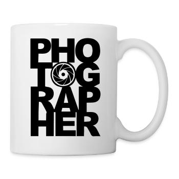 Photographer - Tasse - Weiß - Rechts