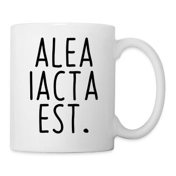 alea iacta est die sont cast Latin langue - Mug blanc - blanc - Droite