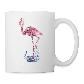 flamingo pink crystals Press - Mug - white - Right