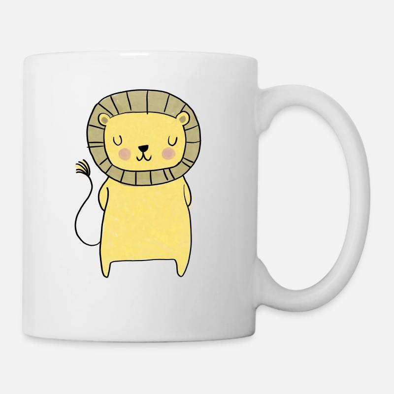 Kleiner Löwe - Tasse - Weiß