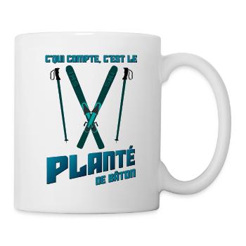 PLANTÉ - Mug blanc - blanc - Droite