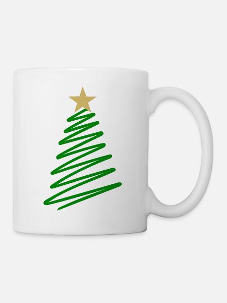 Sapin de Noël Sapin de Noël - Mug blanc - blanc