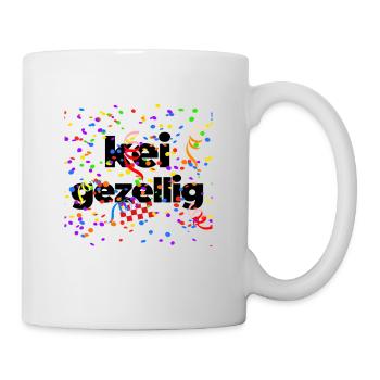 kei gezellig, Brabants with confetti - Mug - white - Right