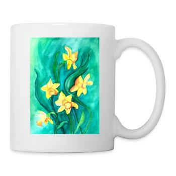 Daffodils - Mug - white - Right
