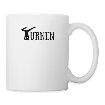 Turnen Turnerin gymnastik bodenturnen fitness - Tasse - Weiß - Rechts
