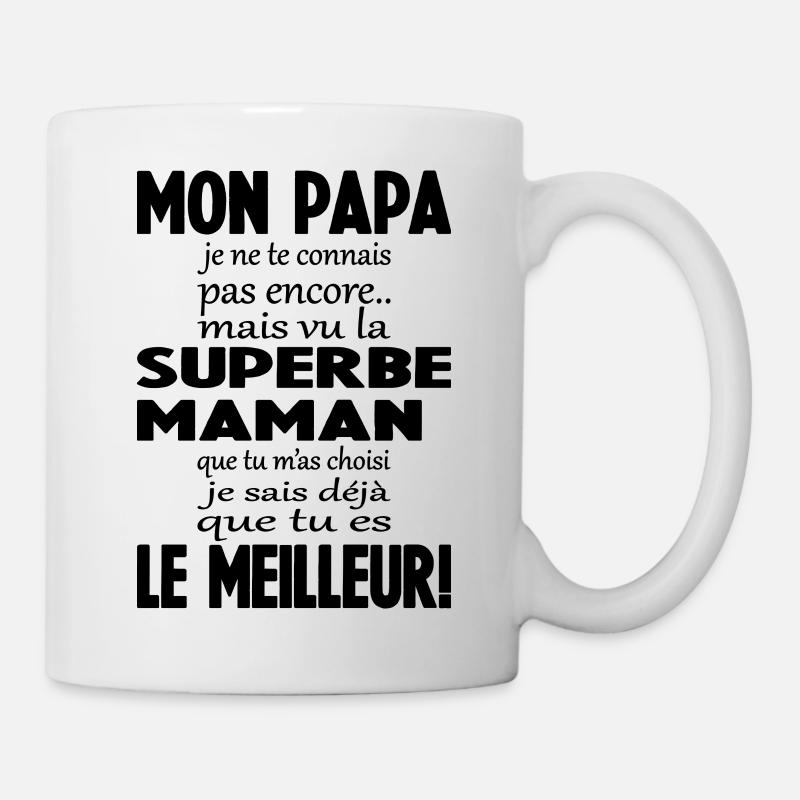 Annonce grossesse Cadeau Futur Papa Future - Mug blanc - blanc