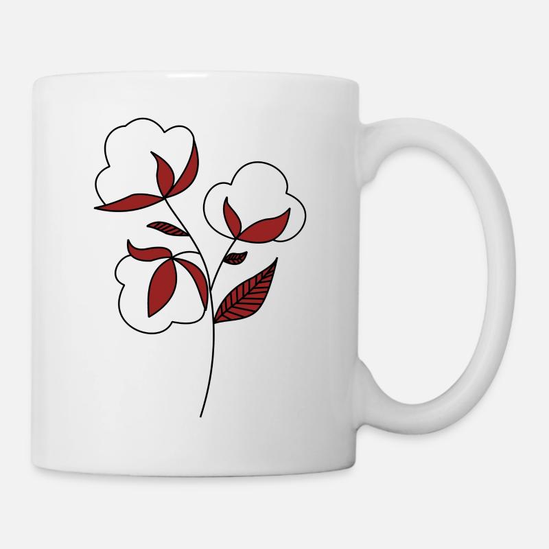 Cotton flower - Mug - white