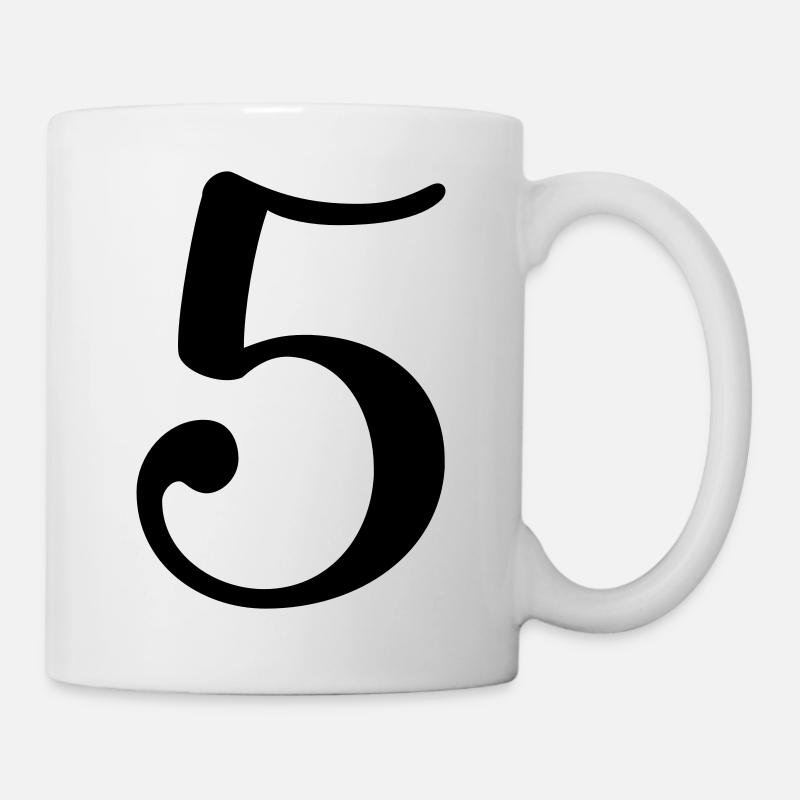 5 - Tasse - Weiß