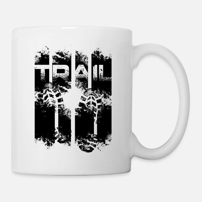 trail - Mug blanc - blanc
