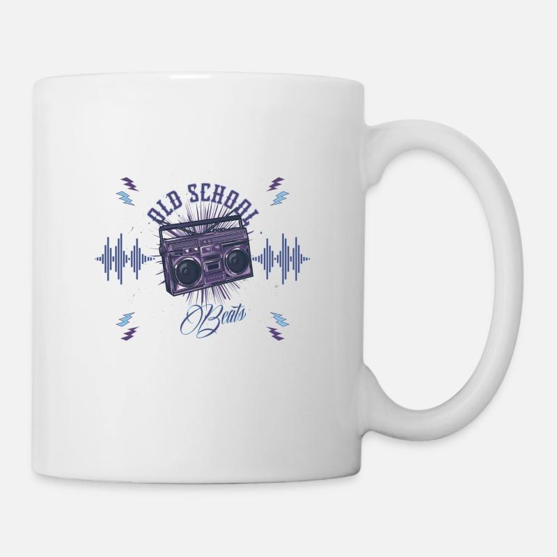 Old School Beats - Tasse - Weiß