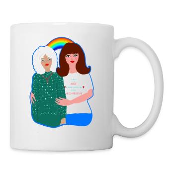 AUXILIAIRE DE VIE DESIGN JE SUIS UN ANGE - Mug blanc - blanc - Droite
