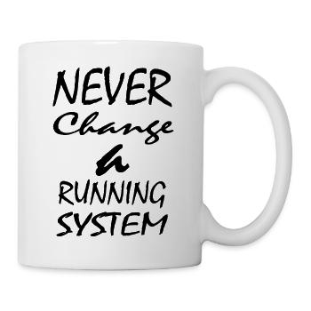 Marathon Running Run jogging - Mug - white - Right