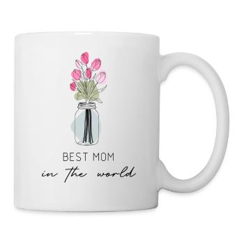 Beste Mama der Welt - Tasse - Weiß - Rechts