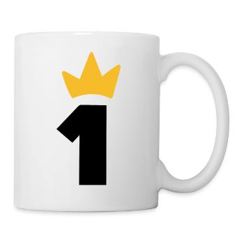 One Crown 1 An Bébé Premier Anniversaire - Mug blanc - blanc - Droite