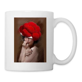 Dame de la Forêt-Noire ART 5.6 - Mug blanc - blanc - Droite