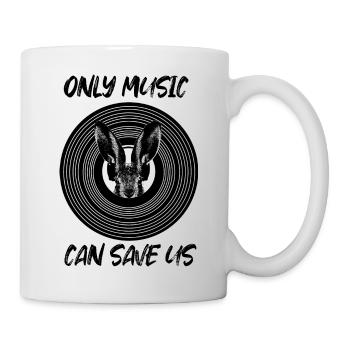 Only Music can save us - Mug - white - Right