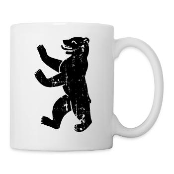 Berlin Bear Berlin Vintage Coat of Arms - Mug - white - Right