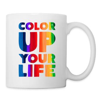 Color Up Your Life Colorful - Mug - white - Right