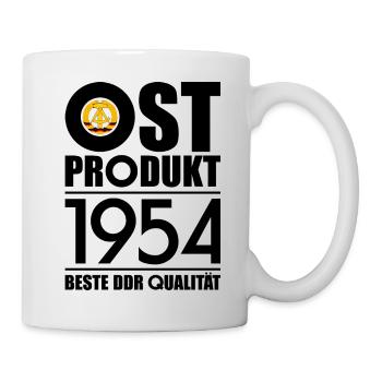 72. GEBURTSTAG OSSI OSTPRODUKT 1954 DDR - Tasse - Weiß - Rechts