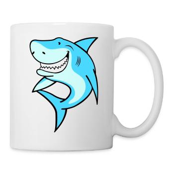 Hai - Tasse - Weiß - Rechts