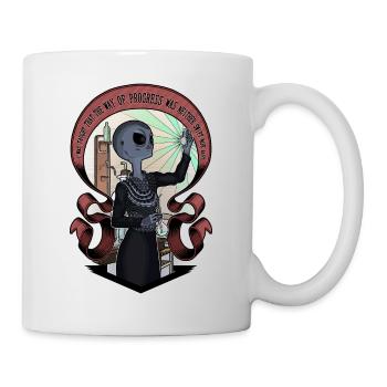 L’extraterrestre Marie Curie - Version couleur - Mug blanc - blanc - Droite