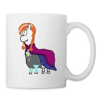 Anna Lama - Tasse - Weiß - Rechts